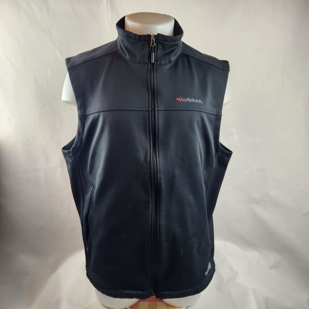The North Face Ridgewall Vest Mens XL Black Full Zip Soft Shell Fleece Gorpcore